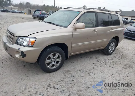2006 Toyota Highlander V6 из США, поврежденный, VIN JTEEP21A960145823